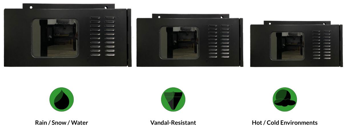 Screen Solutions Integrator Series Fan Cooled Projector Enclosure - Residential Extra Small - Screen Solutions International