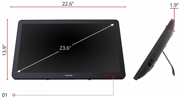 Viewsonic IFP2410 24" Viewboard Mini Smart Display Hub Full HD Resolution - ViewSonic Corp.