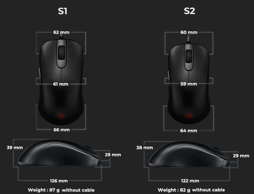 Zowie S1 Mouse for e-Sports - Zowie
