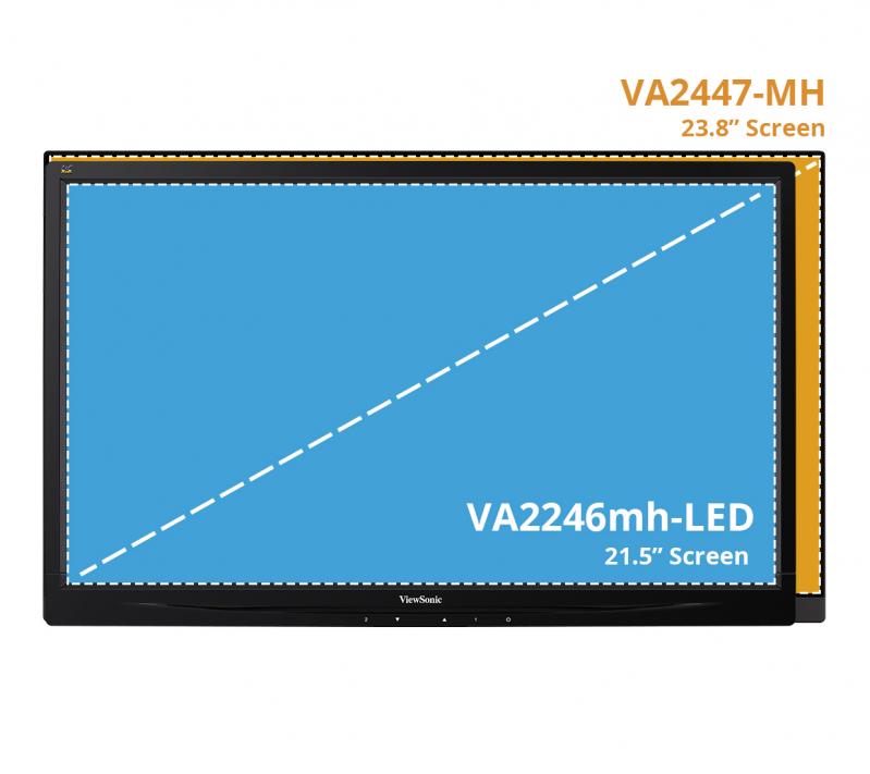 Viewsonic VA2747-MH 27" Display, MVA Panel, 1920 x 1080 Resolution -