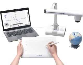 ELMO 1450-17 Document Camera & Tablet Package (White) -