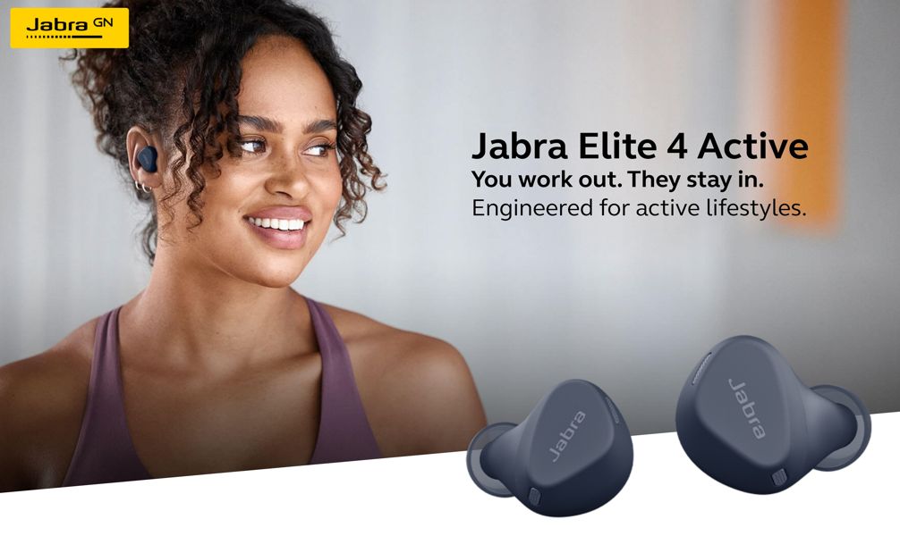 Jabra Elite 4 Active E-comm global, LightMint - Jabra