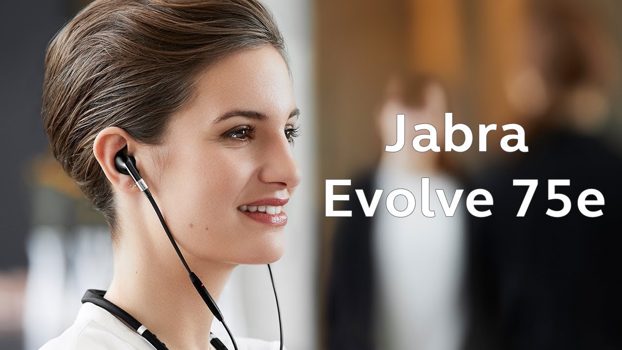 Jabra Evolve 75e MS & Link 370 Wireless Earbuds - Jabra
