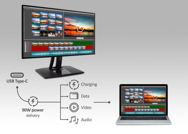 Viewsonic VP2786-4K 27" ColorPro™ 4K UHD IPS Monitor with ColorPro Wheel True 10-Bit Color, 90W USB C - ViewSonic Corp.